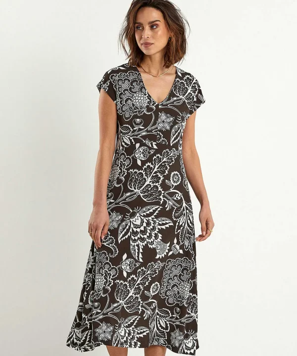 Dress Flower Print Ellen*KYRA Shop