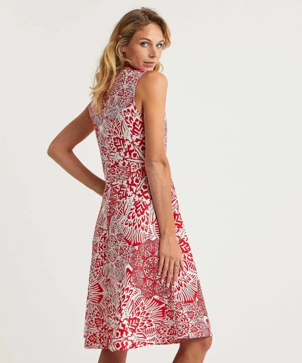 Dress Linen Mix Two-Tone Jorieke*KYRA Store
