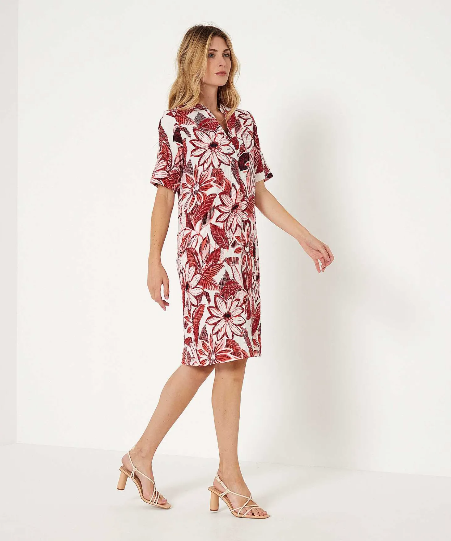 kyra_dress_red_flower_lan_0.webp Dress Red Flower Lana*KYRA Best Sale