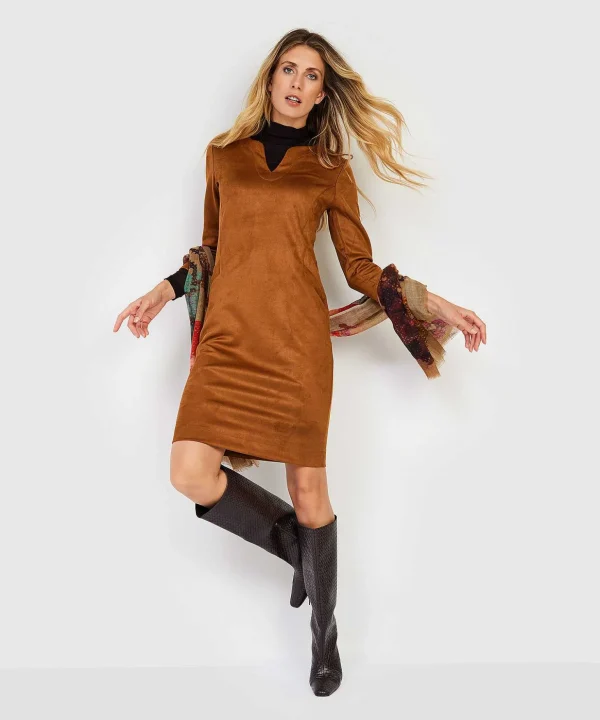 Dress Suedine Kysia*KYRA Online