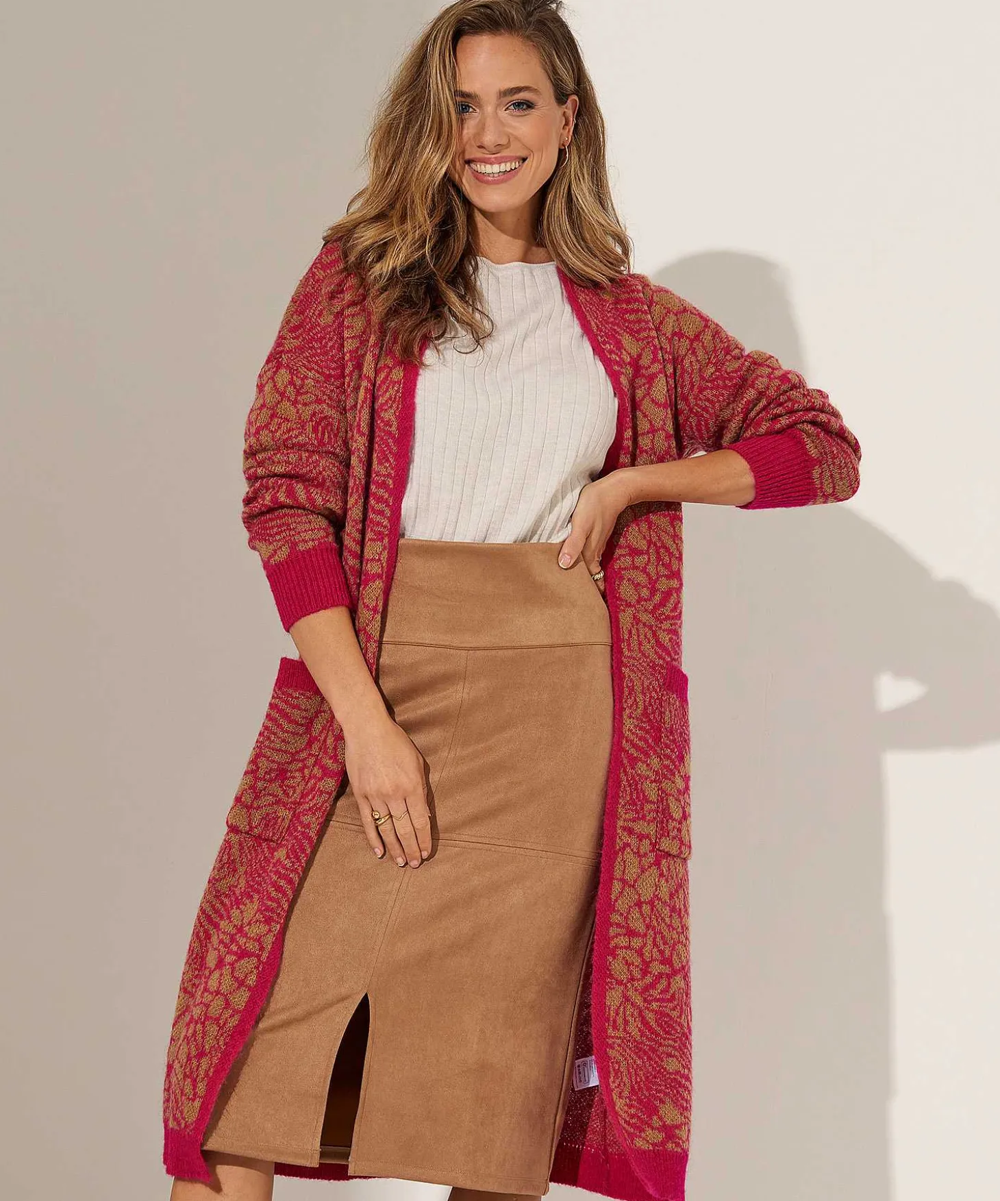 kyra_long_cardigan_flower_1.webp Long Cardigan Flower Puk*KYRA Outlet