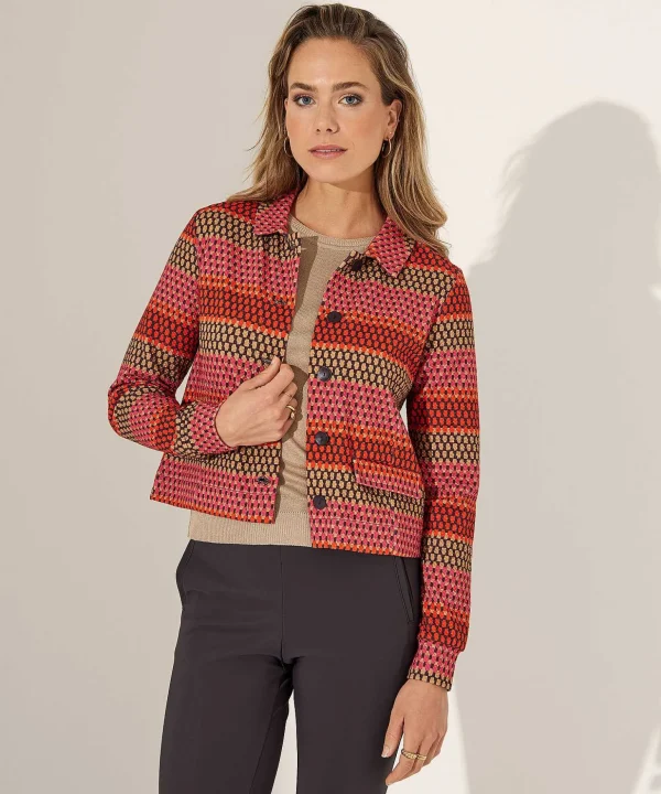 Multicolor Structure Jacket Leona*KYRA Shop
