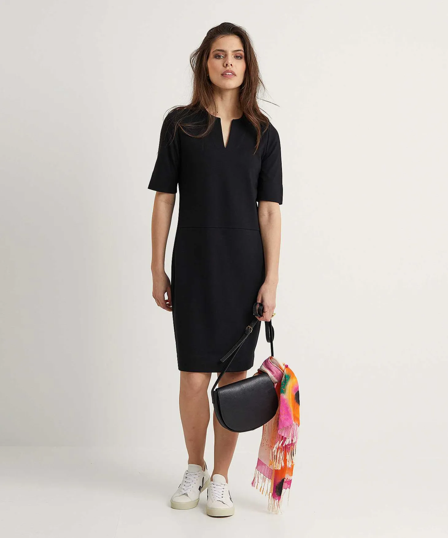 kyra_punto_milano_dress_d_1.webp Punto Milano Dress Dorine*KYRA Clearance