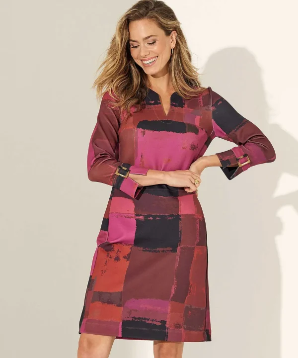 Scuba Dress Abstract Nita*KYRA Store