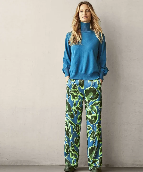 Silky Pants Flower Agatha*KYRA Best Sale