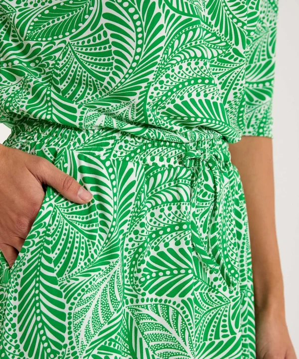 Skirt Leaf Print Verda*KYRA Online