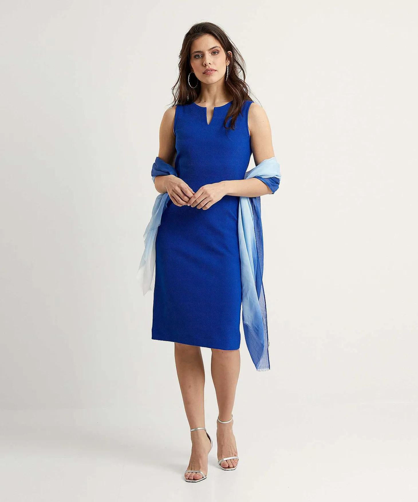 kyra_sleeveless_dress_wit_2.webp Sleeveless Dress With Structure Jantina*KYRA Best Sale
