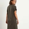 Slinky Dress V-Neck Puck*KYRA Store