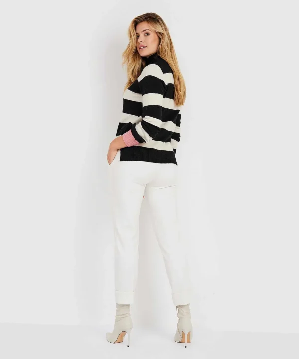 Striped Turtleneck Kalista*KYRA Discount