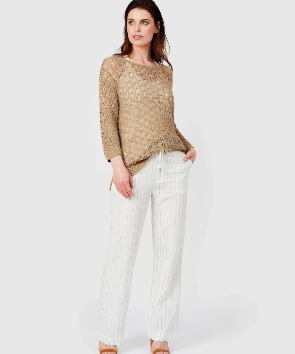 Sweater Tamar Linen Openwork*KYRA Fashion