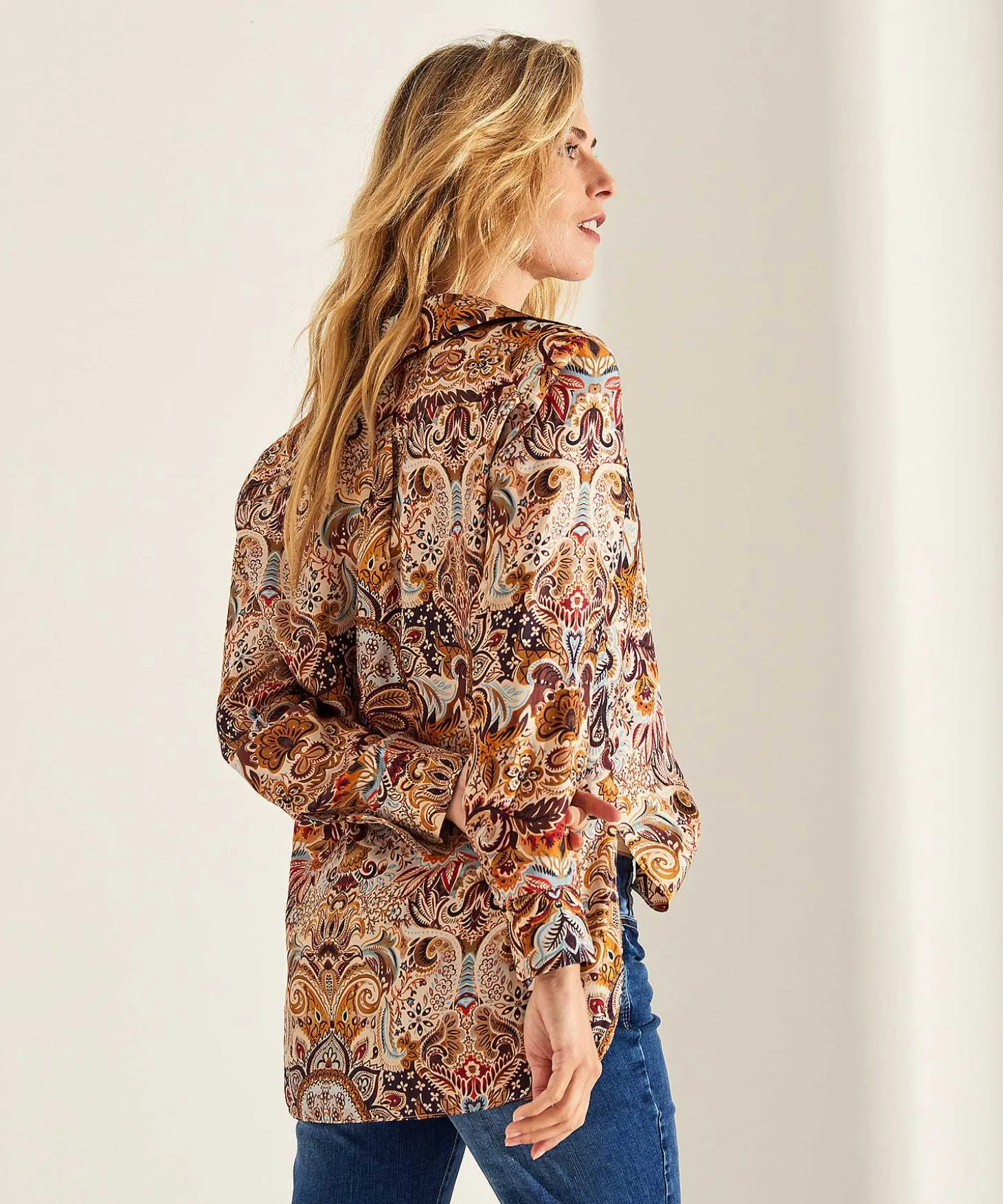 lasalle_blouse_paisley_pr_1.webp Blouse Paisley Print Silk Bali*LaSalle Flash Sale
