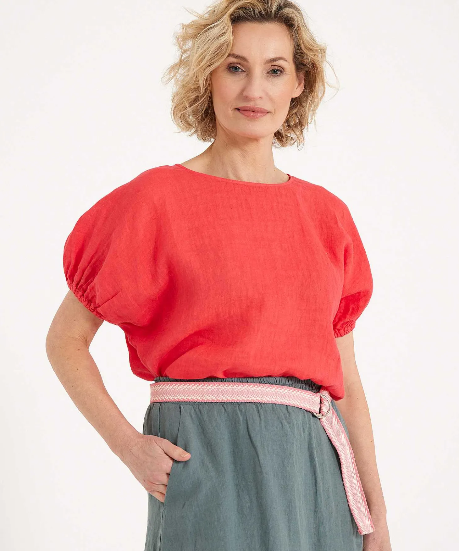 lasalle_linen_top_puff_sl_1.webp Linen Top Puff Sleeve*LaSalle Cheap