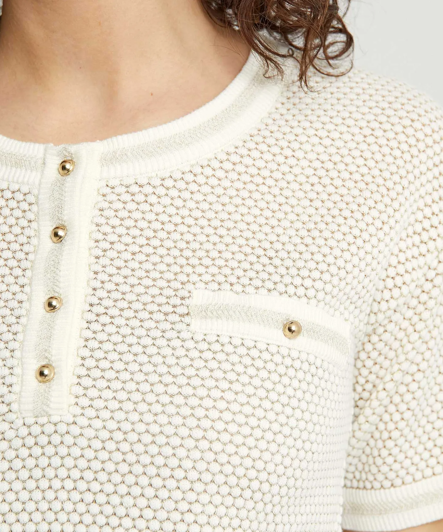 leo__ugo_sweater_d_honeyc_3.webp Sweater 3D Honeycomb Lurex*Leo & Ugo Outlet