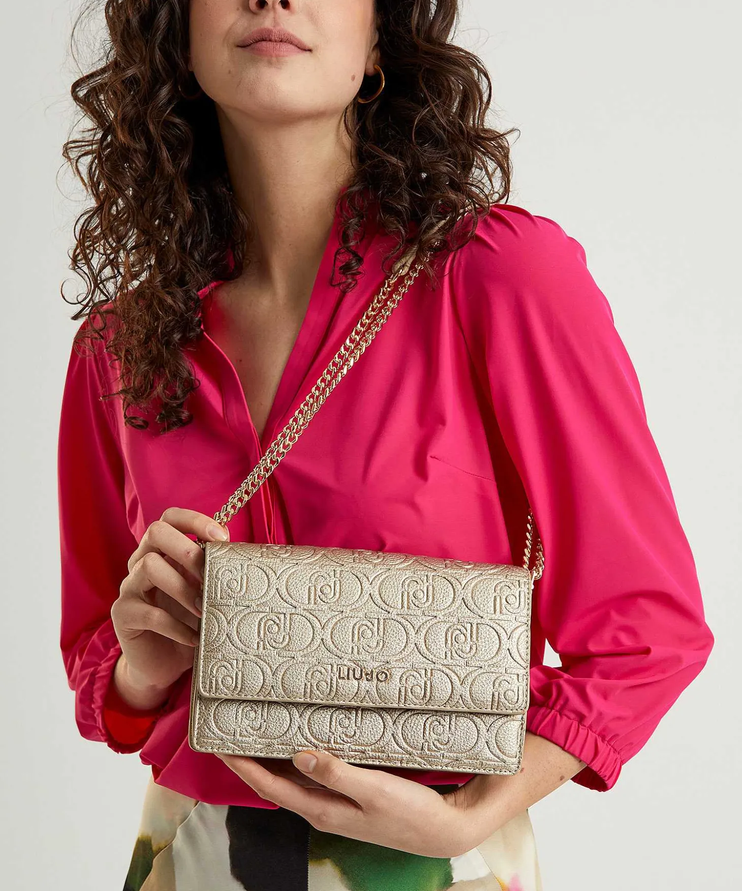 Gold-Colored Crossbody Bag*LIU JO Best Sale