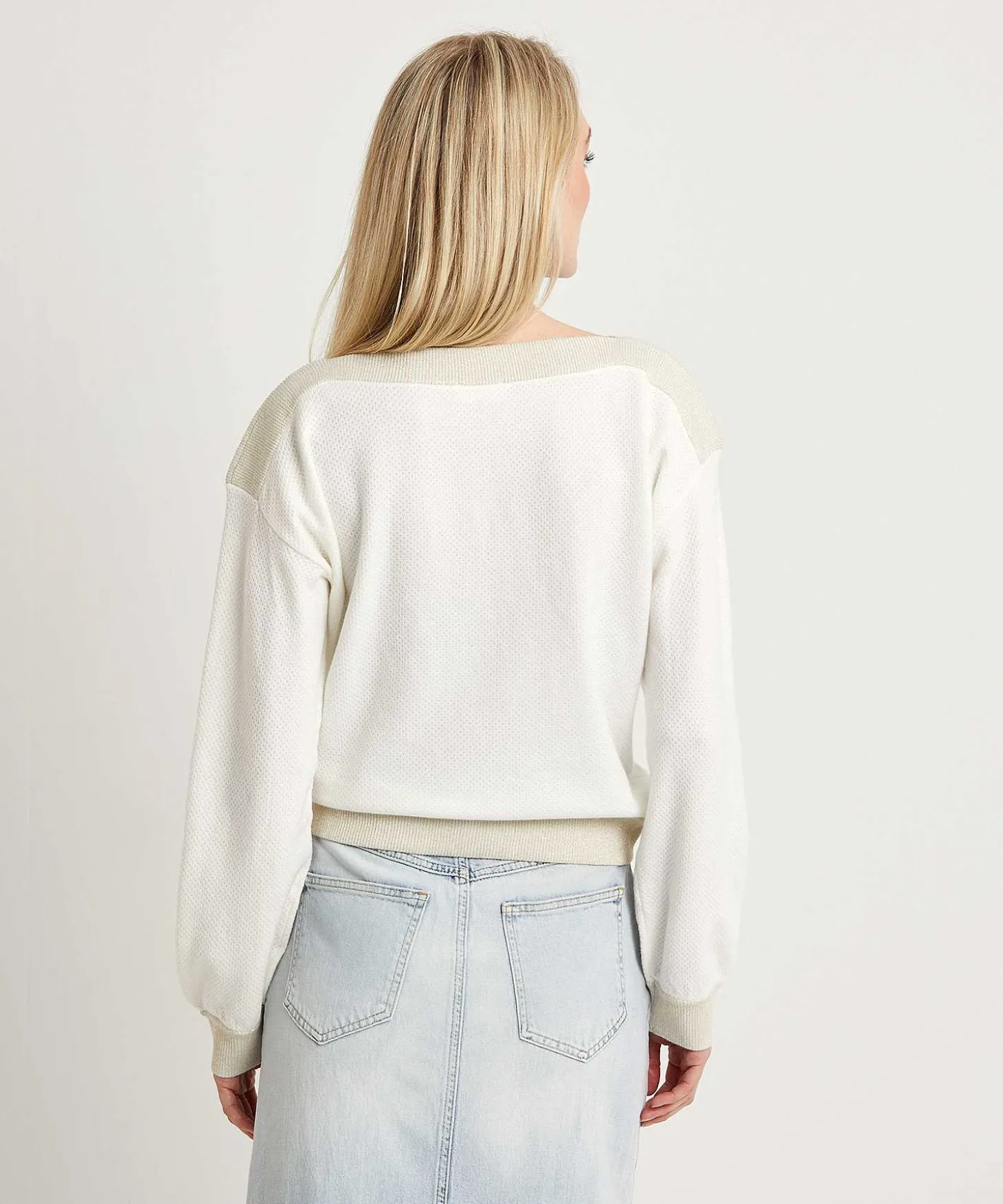 liu_jo_sweater_lurex_and__2.webp Sweater Lurex And Buttons*LIU JO Cheap