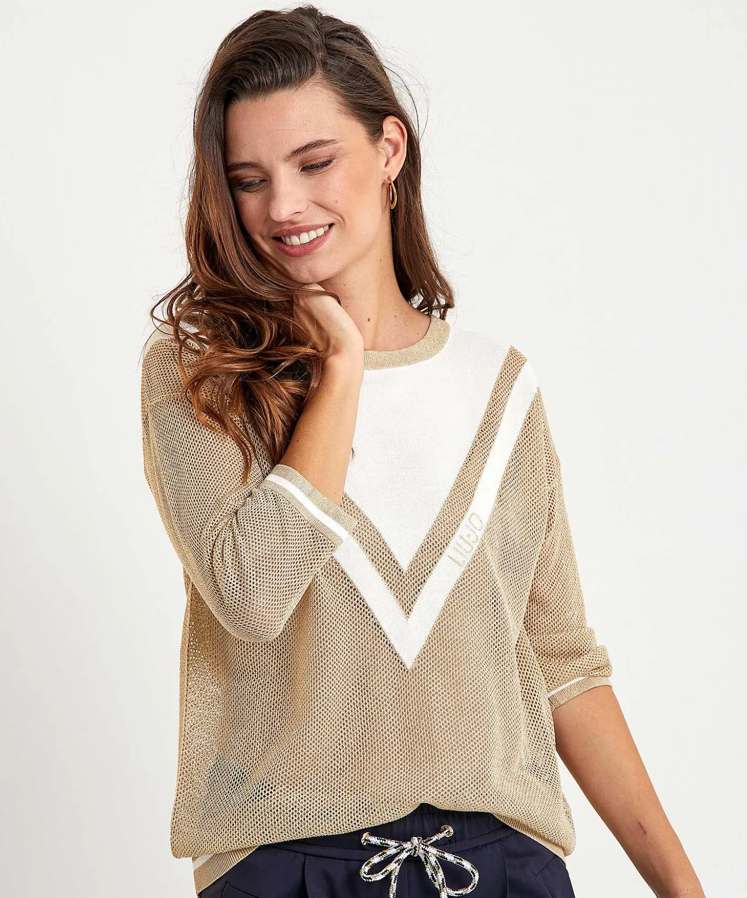liu_jo_sweater_lurex_mesh_2.webp Sweater Lurex Mesh V*LIU JO Hot