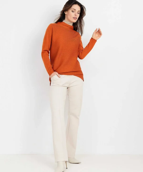 Long Sweater Horizontal Rib** Clearance