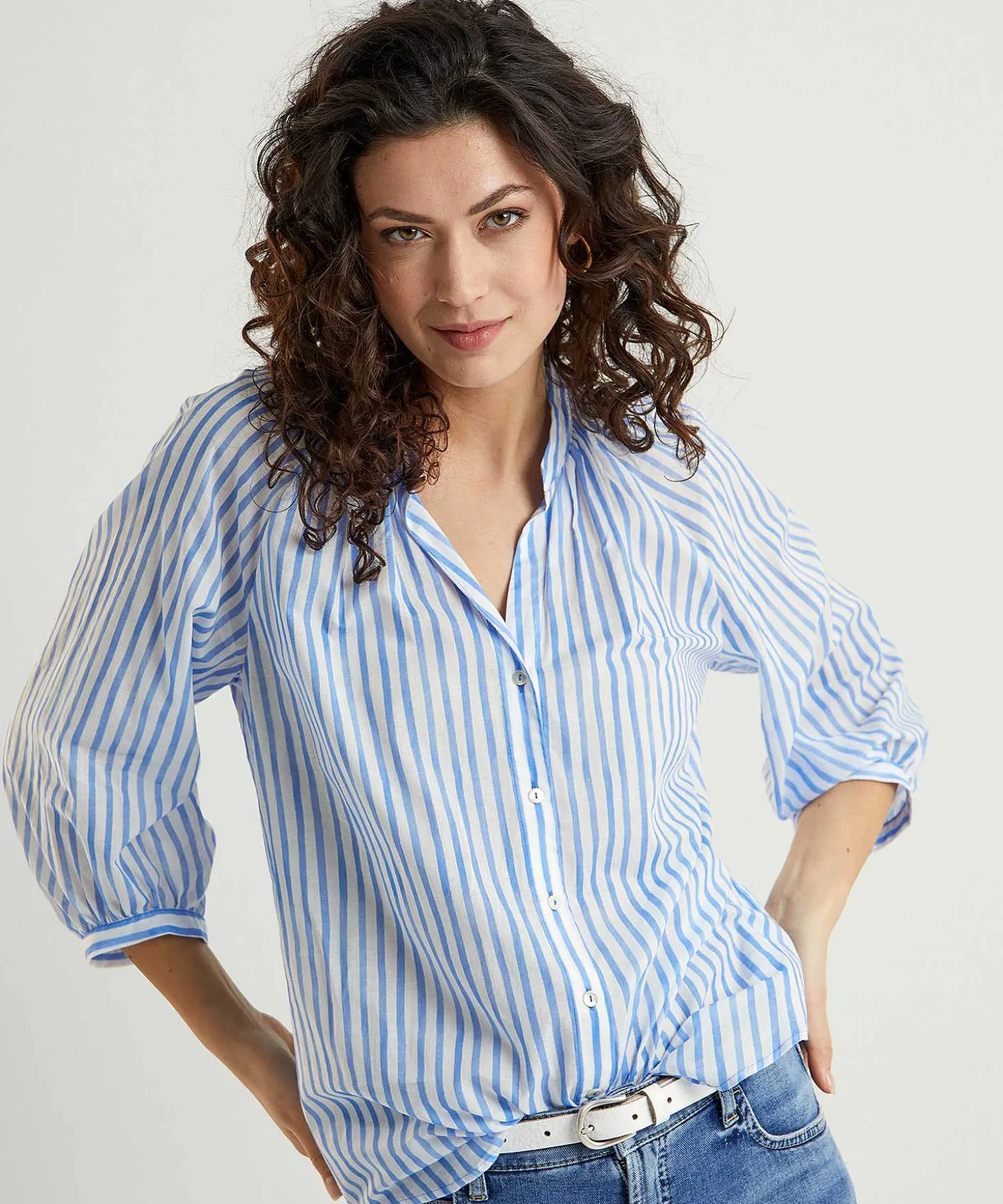 louis_and_mia_cotton_voil_2.webp Cotton Voile Blouse Stripes*Louis and Mia Cheap