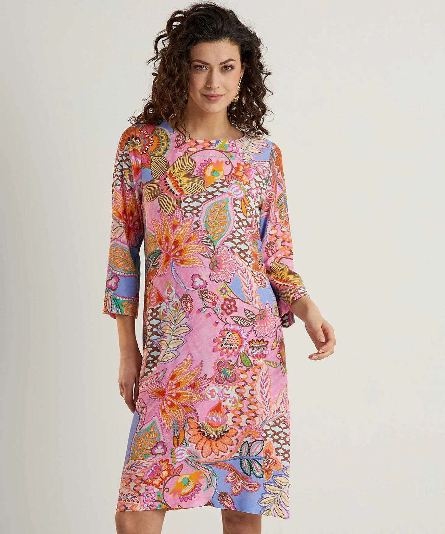 louis_and_mia_crepe_dress_1.webp Crepe Dress Multiflower*Louis and Mia Discount