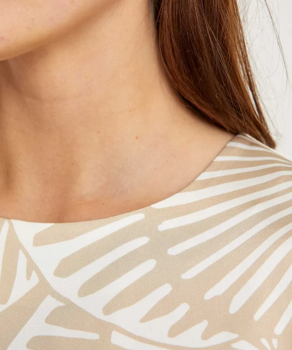 Silky Blouse Two-Tone*Louis and Mia Shop