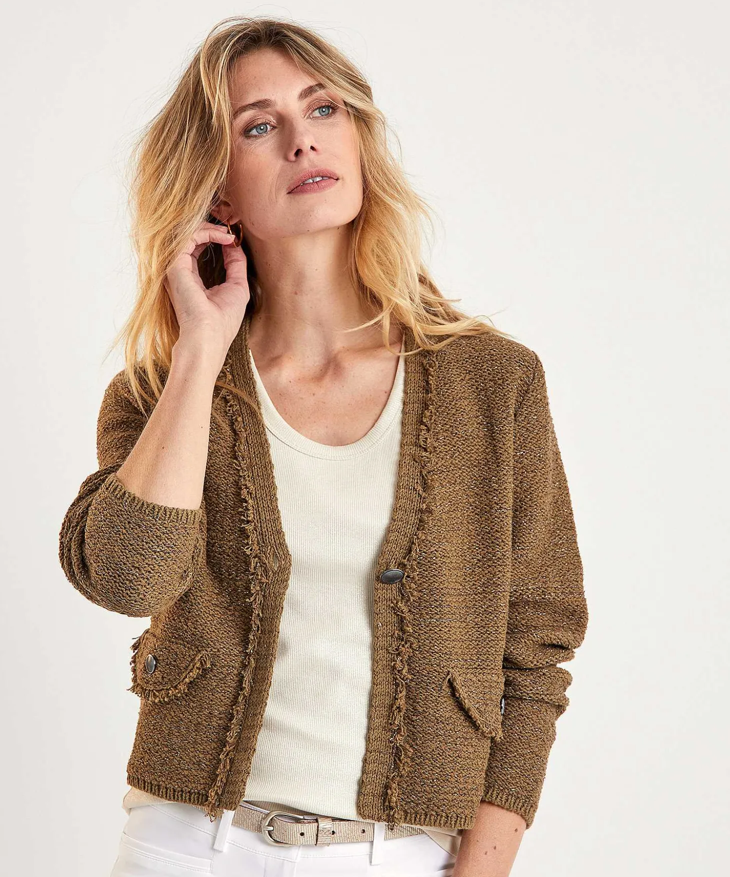 luisa_cerano_cardigan_vne_0.webp Cardigan V-Neck Lurex*Luisa Cerano Cheap