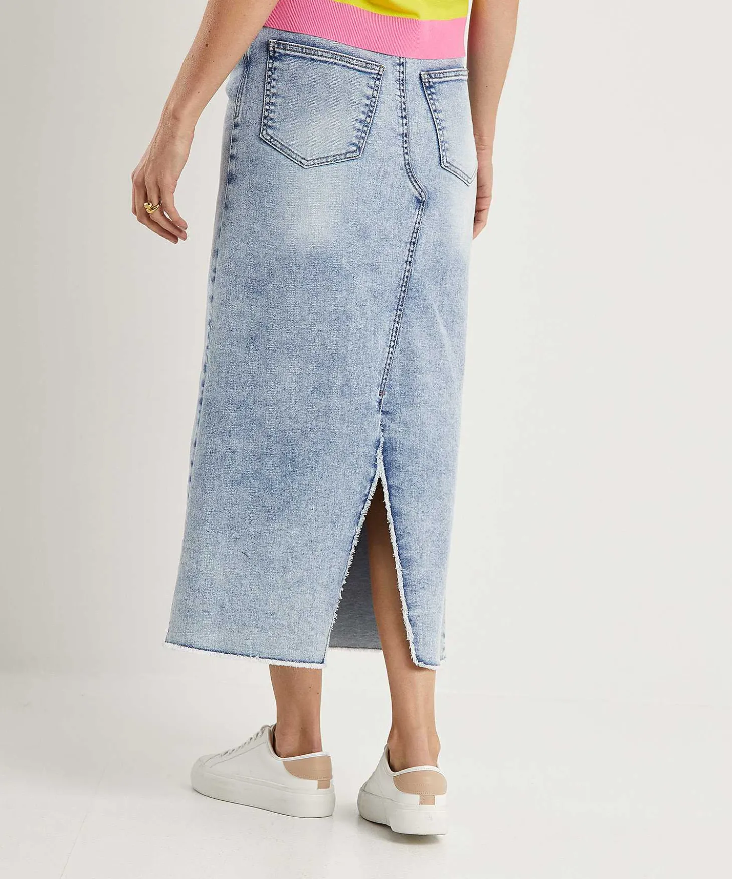luisa_cerano_denim_skirt__0.webp Denim Skirt With Split*Luisa Cerano Online