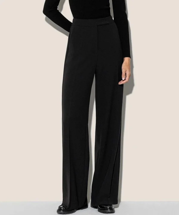 Light Crepe Wide Leg Pants*Luisa Cerano Clearance