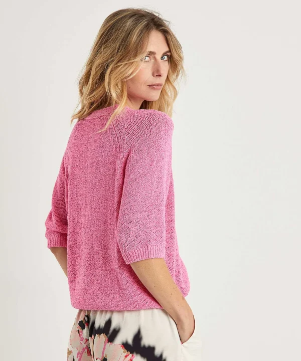 Ribbon Yarn Cardigan*Luisa Cerano Store