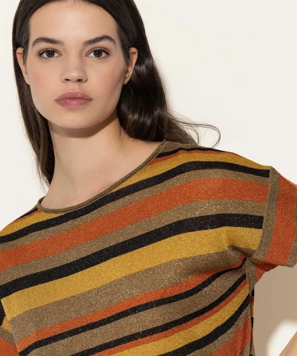 Sweater Stripe Lurex*Luisa Cerano Clearance