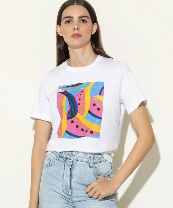 T-Shirt Tropical Print*Luisa Cerano Fashion