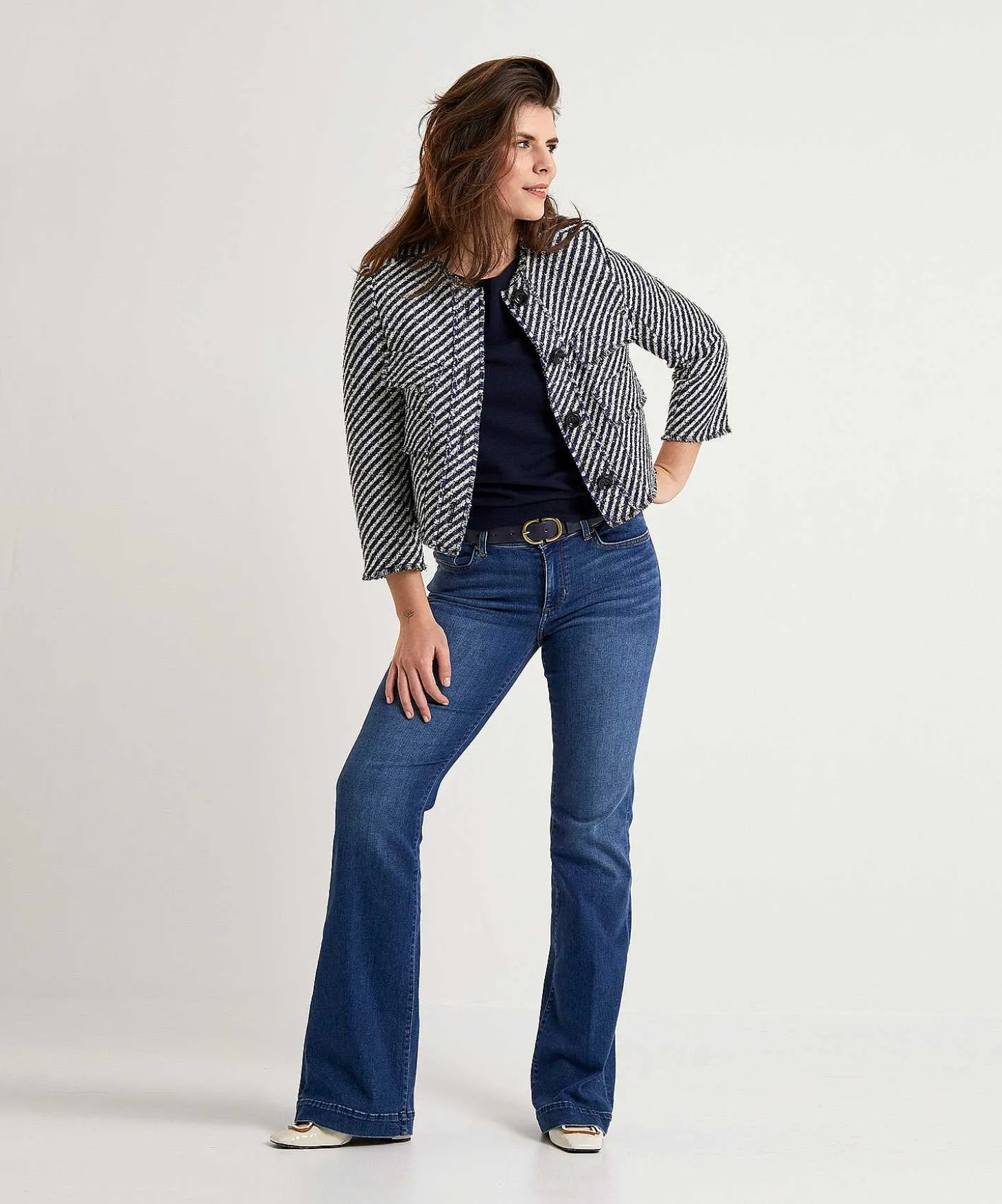 luisa_cerano_tweed_blazer_0.webp Tweed Blazer Stripes*Luisa Cerano Fashion