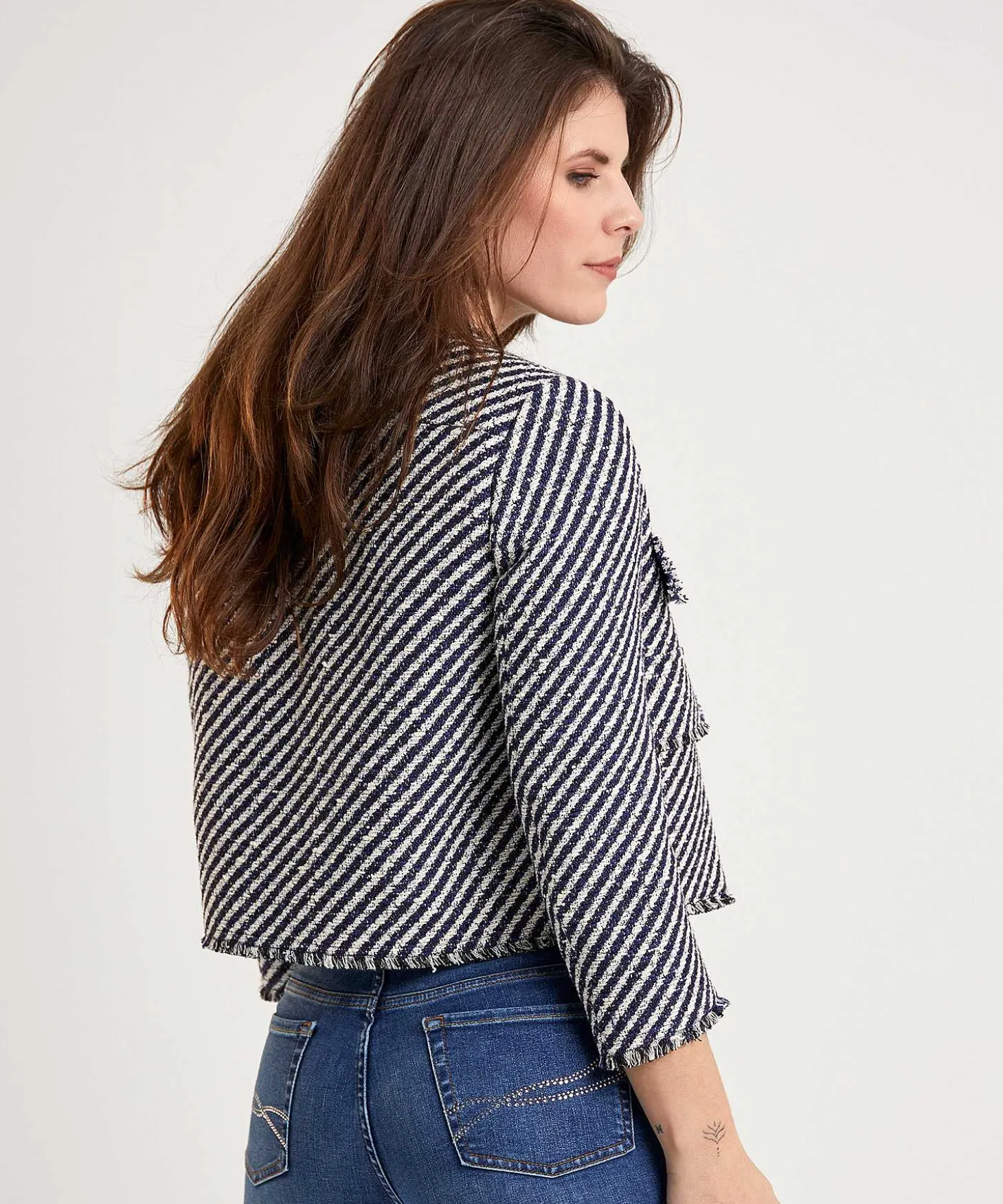 luisa_cerano_tweed_blazer_2.webp Tweed Blazer Stripes*Luisa Cerano Fashion