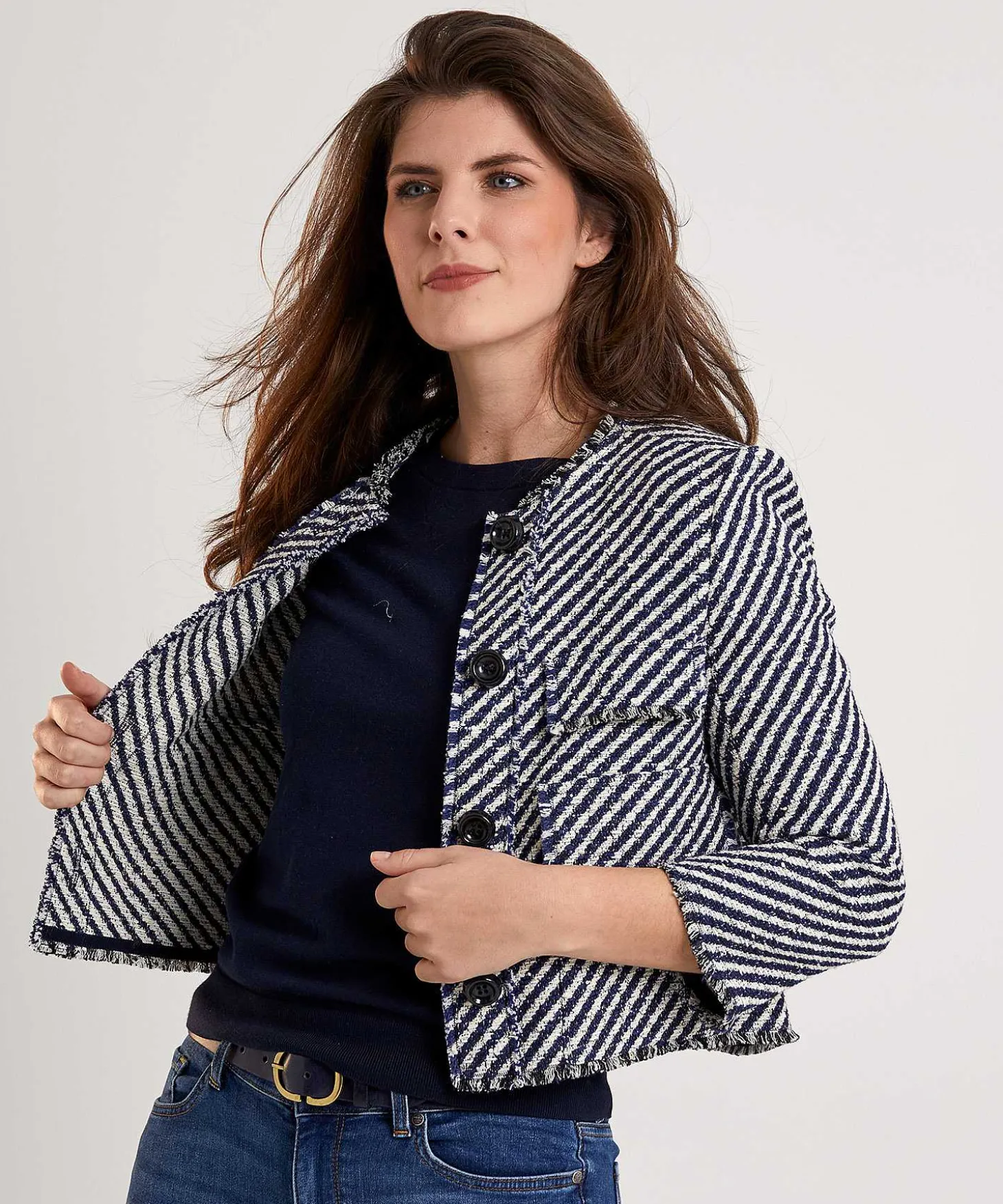 luisa_cerano_tweed_blazer_3.webp Tweed Blazer Stripes*Luisa Cerano Fashion