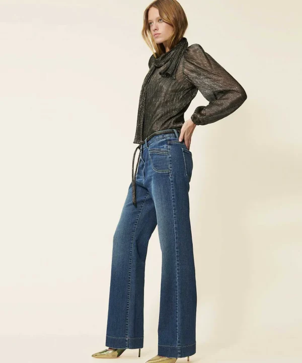 Wide Leg Jeans*Luisa Cerano Shop