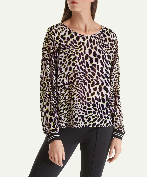 Marc Cain Blouse With Leopard Print*Marc Cain Remix Best Sale