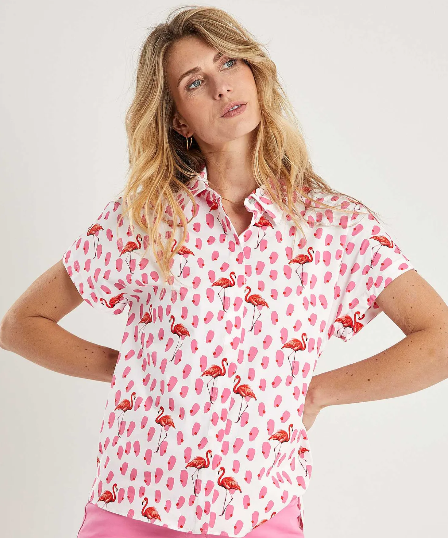 marc_cain_poplin_blouse_f_3.webp Marc Cain Poplin Blouse Flamingo*Marc Cain Additions Best