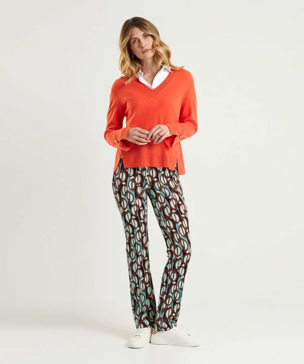 Marc Cain Scuba Pants Multicolor Frederica*Marc Cain Collections New