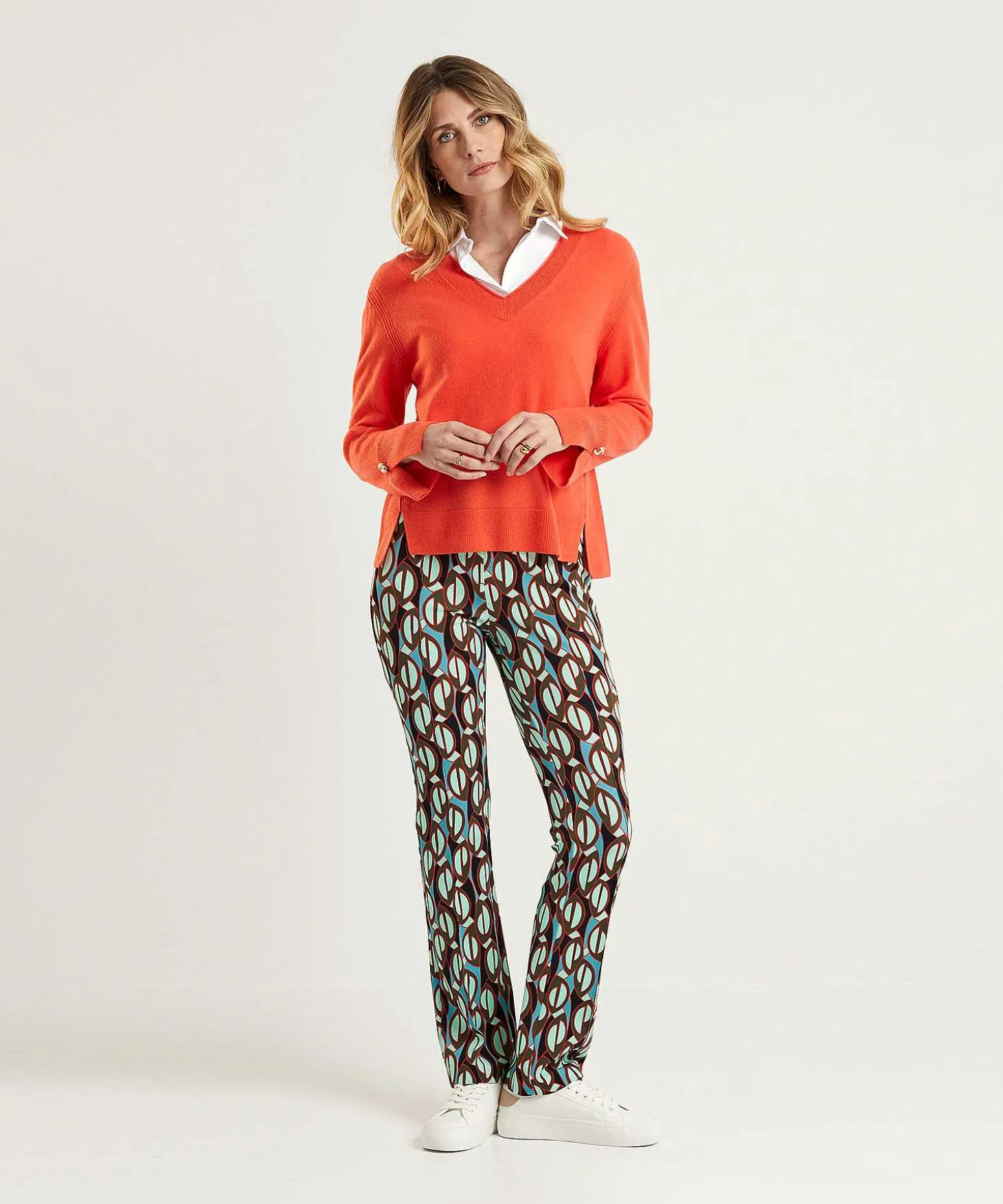marc_cain_scuba_pants_mul_0.webp Marc Cain Scuba Pants Multicolor Frederica*Marc Cain Collections New