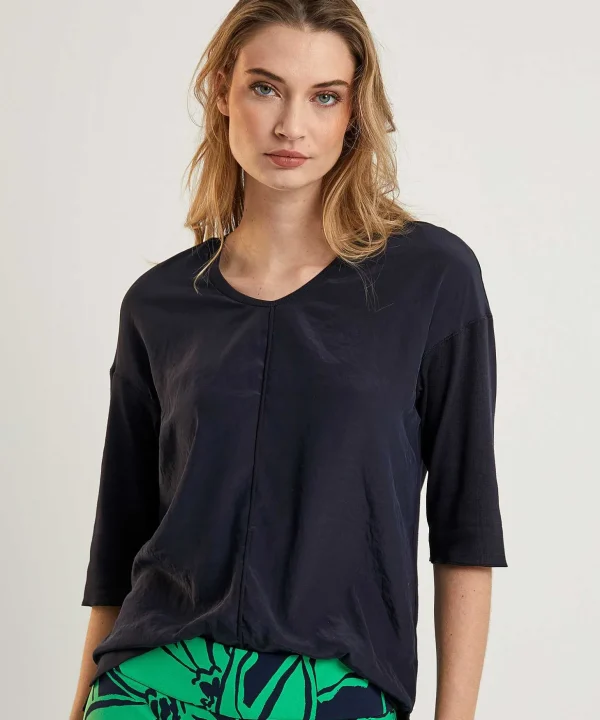 Marc Cain Shirt Silky Front*Marc Cain Essentials Hot