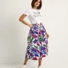 Marc Cain Shirt With Floral Letter Print*Marc Cain Collections Cheap