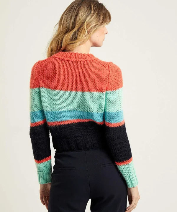 Marc Cain Short Colorblock Sweater*Marc Cain Collections Online