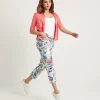 Cropped Jeans Photo Print Fyli*Marc Cain Sports Fashion