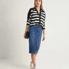 Oversized Cardigan Stripes*Marc Cain Sports Discount