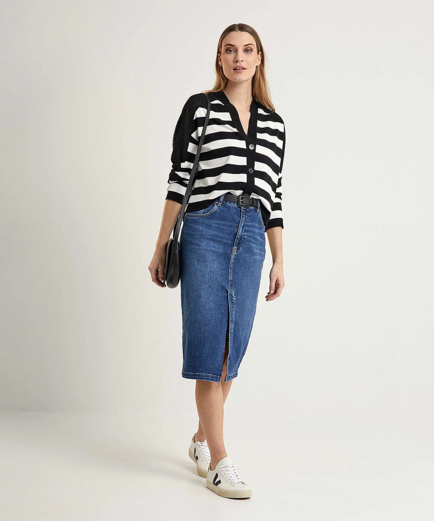 marc_cain_sports_oversize_0.webp Oversized Cardigan Stripes*Marc Cain Sports Discount