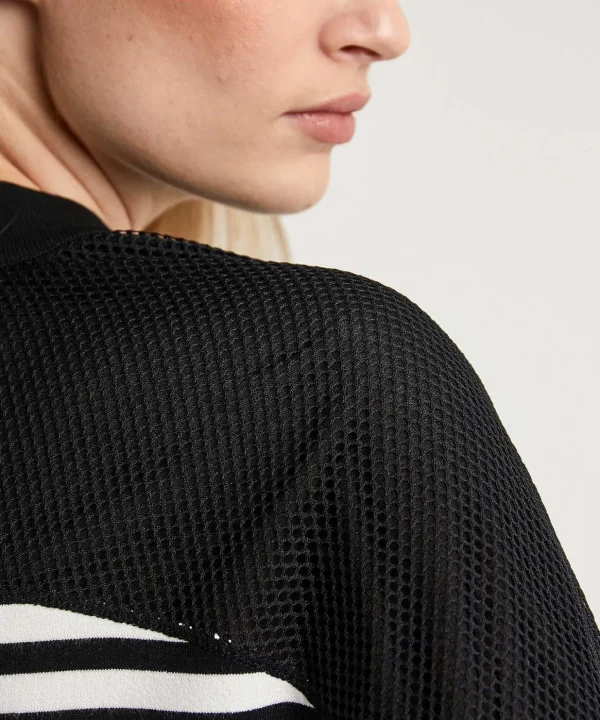 Oversized Cardigan Stripes*Marc Cain Sports Discount