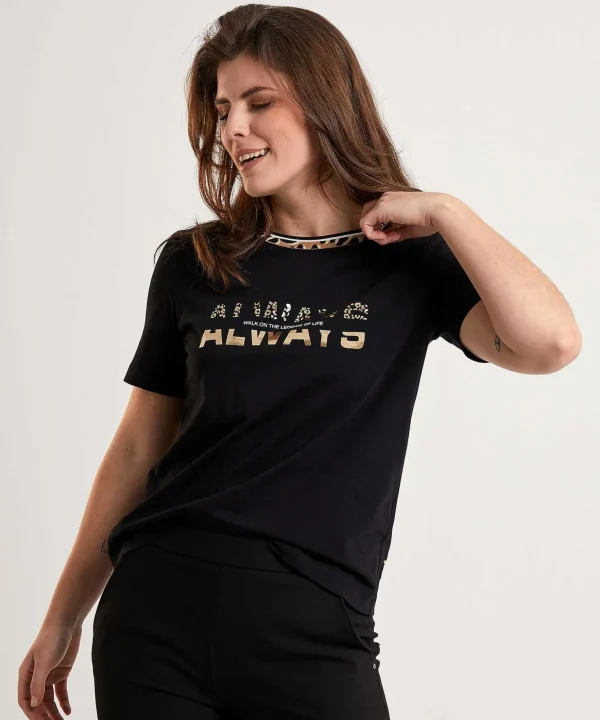 Shirt With Animal Trim*Marc Cain Sports Store