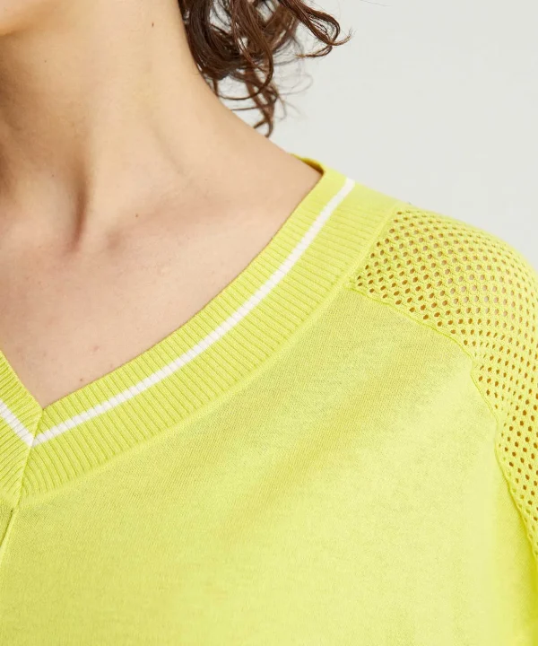 Sweater With Mesh*Marc Cain Sports Sale