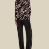 Turtleneck Zebra Print Panty-Feel*Marc Cain Sports Flash Sale