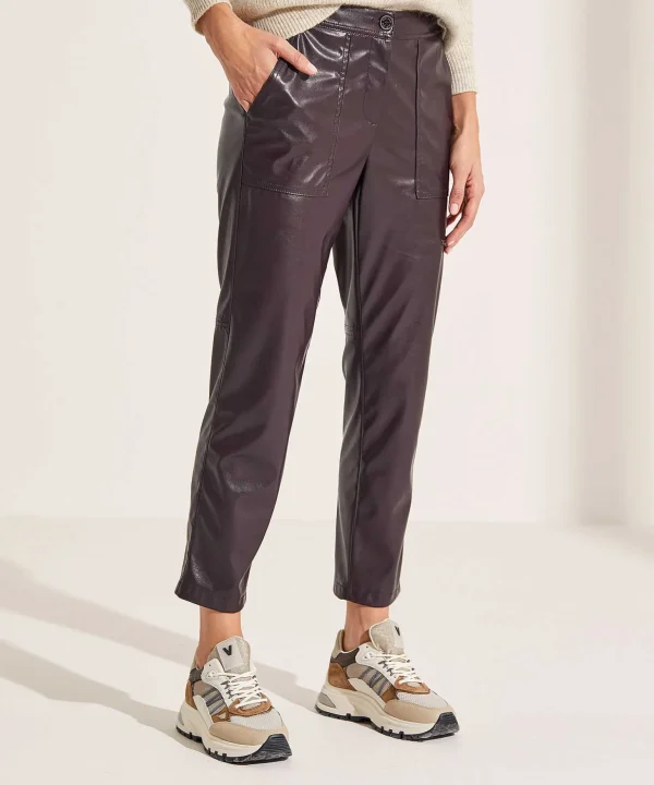 Worker Pants Vegan Leather Rikaze*Marc Cain Sports Fashion