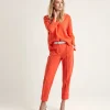 Marc Cain Trousers With Partial Seam Fordon*Marc Cain Collections Hot